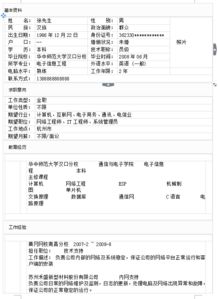 計(jì)算機(jī)網(wǎng)絡(luò)工程師簡(jiǎn)歷表格